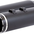 Load image into Gallery viewer, Khrome Werks 4-1/2" HP-Plus® Slip-On Mufflers - Black with Tracer - Touring 202835 - Side View