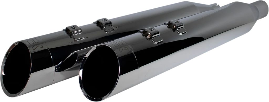 Khrome Werks 4-1/2" HP-Plus® Slip-On Mufflers - Chrome Edge 202665 - Main Product View