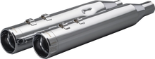 Load image into Gallery viewer, Khrome Werks 4-1/2&quot; HP-Plus® Slip-On Mufflers - Chrome Klassic Tip 202925 - Main Product View