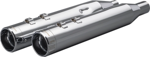 Khrome Werks 4-1/2" HP-Plus® Slip-On Mufflers - Chrome Klassic Tip 202975 - Main Product View