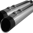 Load image into Gallery viewer, Khrome Werks 4-1/2" HP-Plus® Slip-On Mufflers - Chrome with Edge - Touring 202765 - Main Product View