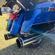 Load image into Gallery viewer, Khrome Werks 4-1/2" HP-Plus® Slip-On Mufflers - Chrome with Tracer - Touring 202735 - Main Product View