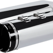 Load image into Gallery viewer, Khrome Werks 4-1/2" HP-Plus® Slip-On Mufflers - Chrome with Tracer - Touring 202735 - Side View