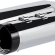 Load image into Gallery viewer, Khrome Werks 4-1/2" HP-Plus® Slip-On Mufflers - Chrome with Turbine - Touring 202770 - Main Product View
