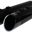 Load image into Gallery viewer, Khrome Werks 4-1/2" HP-Plus® Slip-On Mufflers - Obsidian Edge 202645 - Main Product View