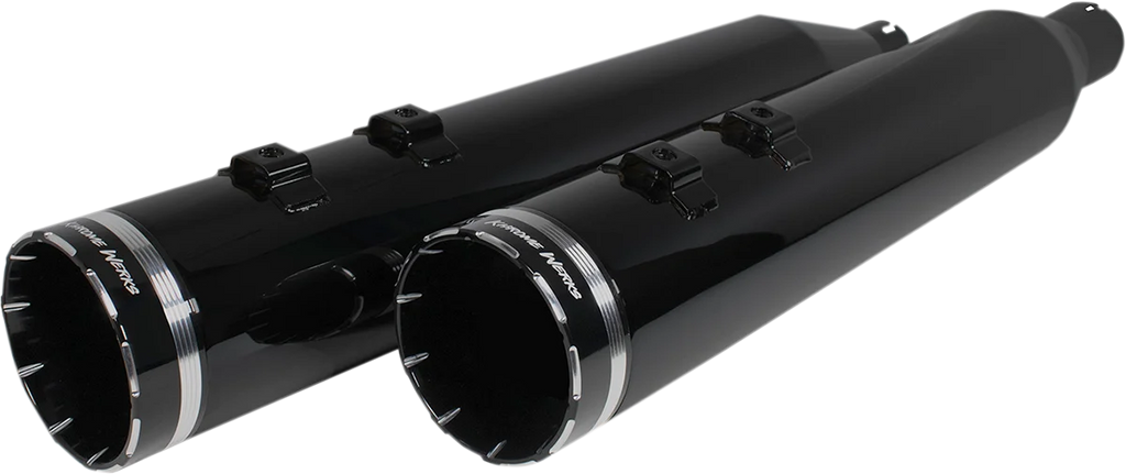 Khrome Werks 4-1/2" HP-Plus® Slip-On Mufflers - Obsidian Tracer 202640 - Main Product View