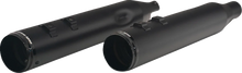 Load image into Gallery viewer, Khrome Werks 4-1/2&quot; HP-Plus® Slip-On Mufflers with Race Tip - Black - Twin Cam 202920 - Main Product View