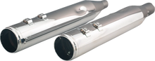 Load image into Gallery viewer, Khrome Werks 4-1/2&quot; HP-Plus® Slip-On Mufflers with Race Tip - Chrome - M8  202935 - Main Product View