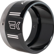 Load image into Gallery viewer, Khrome Werks 4-1/2" Klassic Tip - Left - Black Powdercoat 200658P - Main Product View