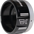 Load image into Gallery viewer, Khrome Werks 4-1/2" Klassic Tip - Left - Black Powdercoat 200658P - Detail View