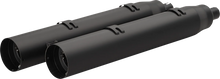 Load image into Gallery viewer, Khrome Werks 4-1/2&quot; War Hammer Mufflers - Black 202225 - Main Product View