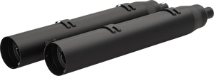 Khrome Werks 4-1/2" War Hammer Mufflers - Black 202225 - Main Product View