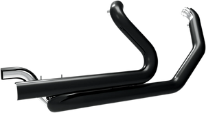 Khrome Werks Aggressor 2-into-1-into-2 Header - Black 200800A - Main Product View