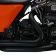 Load image into Gallery viewer, Khrome Werks Aggressor 2-into-2 Crossover Headers - Black - M8 200920 - Main Product View