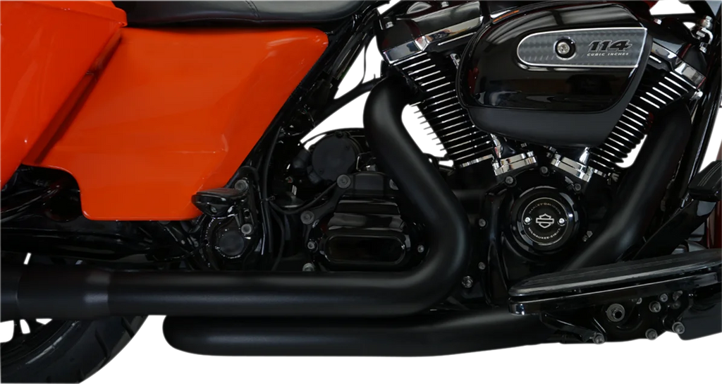 Khrome Werks Aggressor 2-into-2 Crossover Headers - Black - M8 200920 - Main Product View