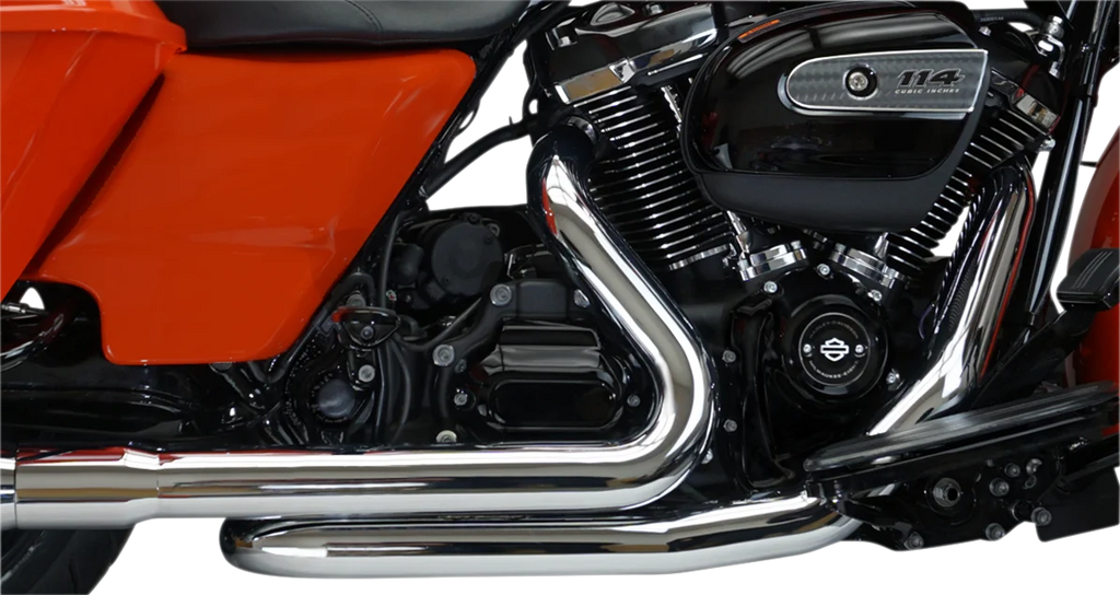 Khrome Werks Aggressor 2-into-2 Crossover Headers - Chrome - M8 200420 - Main Product View