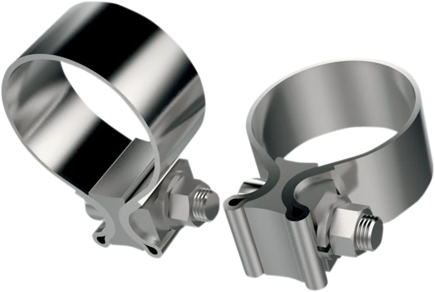 Khrome Werks Exhaust Clamp - Stainless Steel - 1-3/4" 203030 - Main Product View