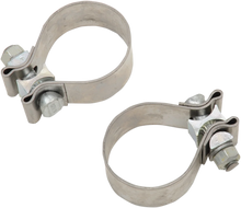 Load image into Gallery viewer, Khrome Werks Exhaust Clamp - Stainless Steel 203031 - Side View
