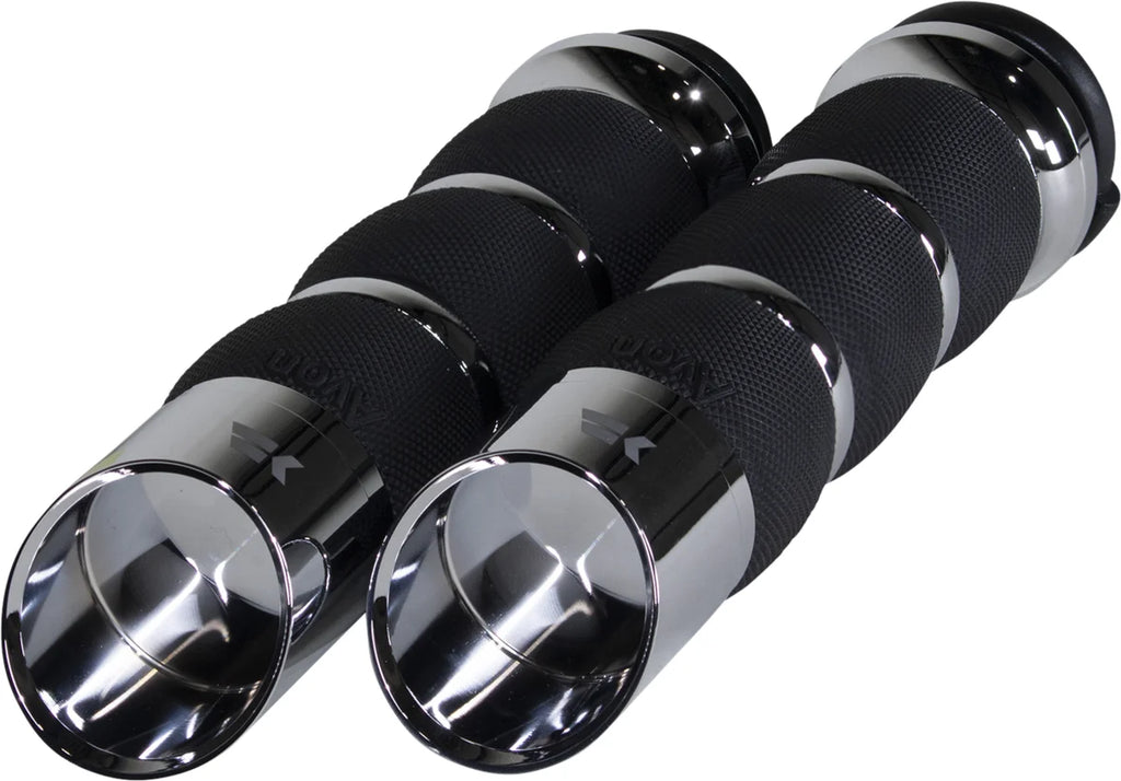 Khrome Werks Grips - Edge - Air Cushion - TBW - Chrome 500170 - Main Product View