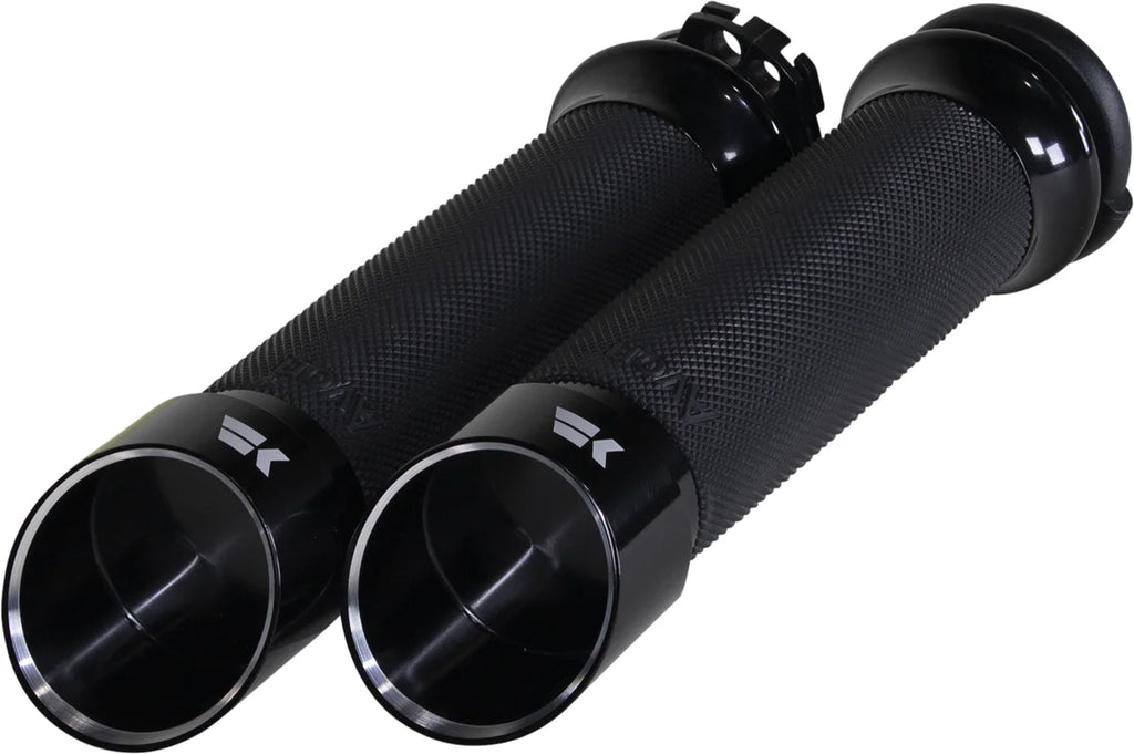 Khrome Werks Grips - Edge - Custom Contour - Cable - Black 500240 - Main Product View