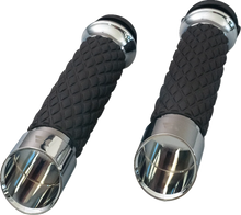 Load image into Gallery viewer, Khrome Werks Grips - Edge - Custom Contour - Diamond - Chrome 500315 - Main Product View