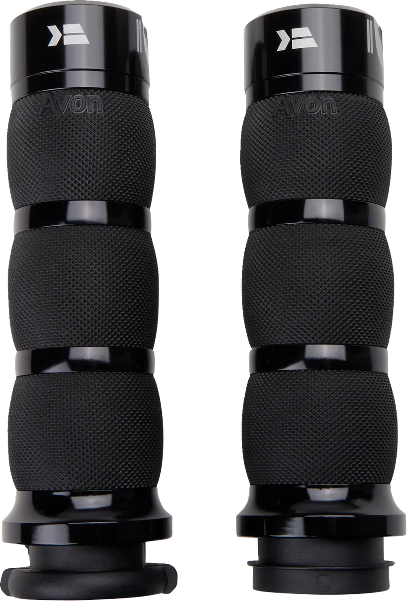Khrome Werks Grips - Klassic - Air Cushion - TBW - Black 500190 - Side View