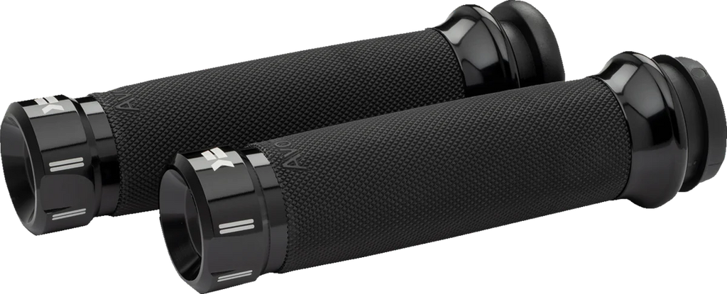 Khrome Werks Grips - Klassic - Custom Contour - Cable - Chrome 500285 - Side View