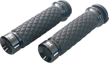 Load image into Gallery viewer, Khrome Werks Grips - Klassic - Custom Contour - Diamond - Black 500300 - Main Product View