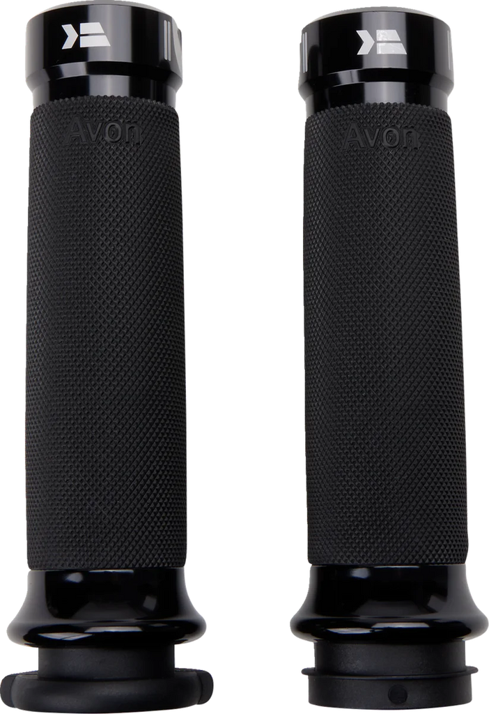 Khrome Werks Grips - Klassic - Custom Contour - TBW - Black 500180 - Side View