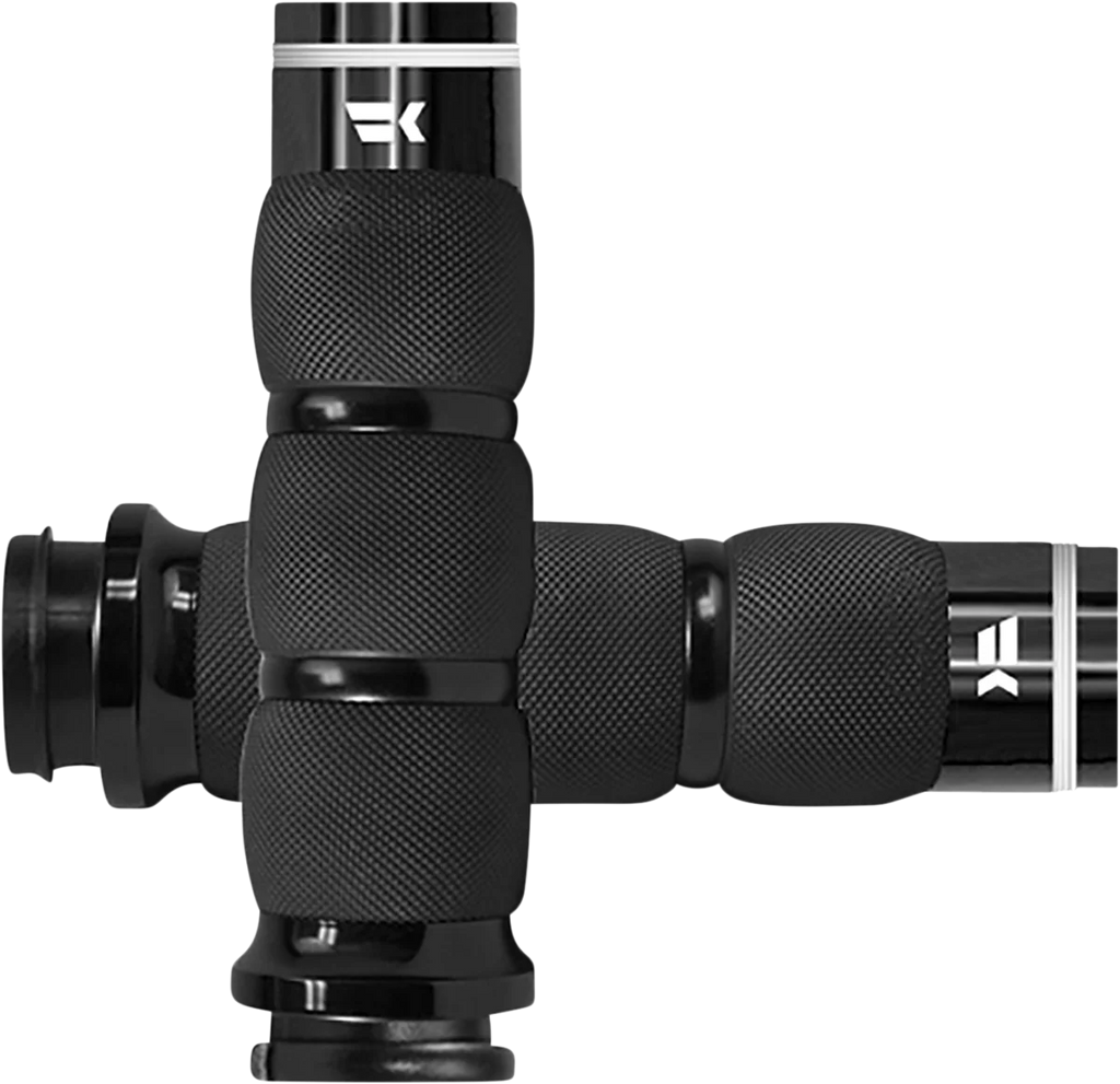 Khrome Werks Grips - Tracer - Air Cushion - TBW - Black 500110 - Back View