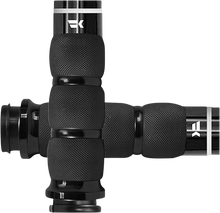 Load image into Gallery viewer, Khrome Werks Grips - Tracer - Air Cushion - TBW - Black 500110 - Back View