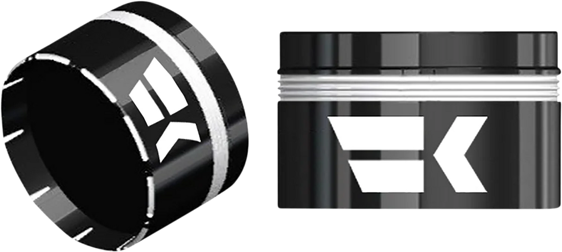 Khrome Werks Grips - Tracer - Custom Contour - TBW - Black 500100 - Side View