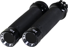 Load image into Gallery viewer, Khrome Werks Grips - Turbine - Custom Contour - Cable - Black 500220 - Main Product View