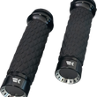 Load image into Gallery viewer, Khrome Werks Grips - Turbine - Custom Contour - Diamond - Black 500330 - Main Product View