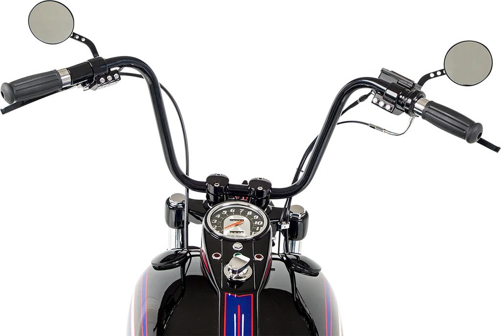 Khrome Werks Handlebar - Ape Hanger - 10" - ETC - Black 300819 - Side View