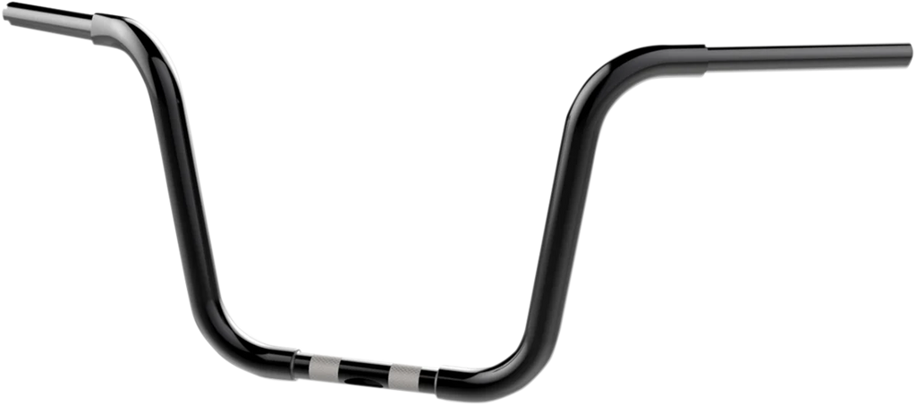 Khrome Werks Handlebar - Ape Hanger - Bobber - 10" - Black 300875 - Side View