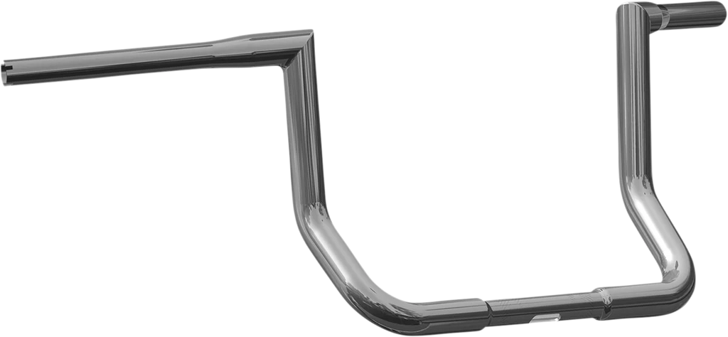 Khrome Werks Handlebar - FLH - 10" - Black 300730 - Side View