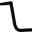 Load image into Gallery viewer, Khrome Werks Handlebar - FLT - 10" - Black 300740 - Main Product View
