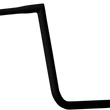 Load image into Gallery viewer, Khrome Werks Handlebar - FLT - 14" - Black 300744 - Main Product View
