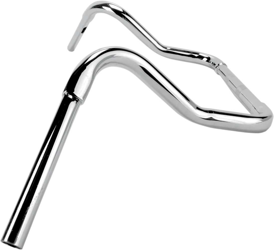 Khrome Werks Handlebar - Fat Ape Hanger - 12" - TBW - Chrome 300315 - Side View