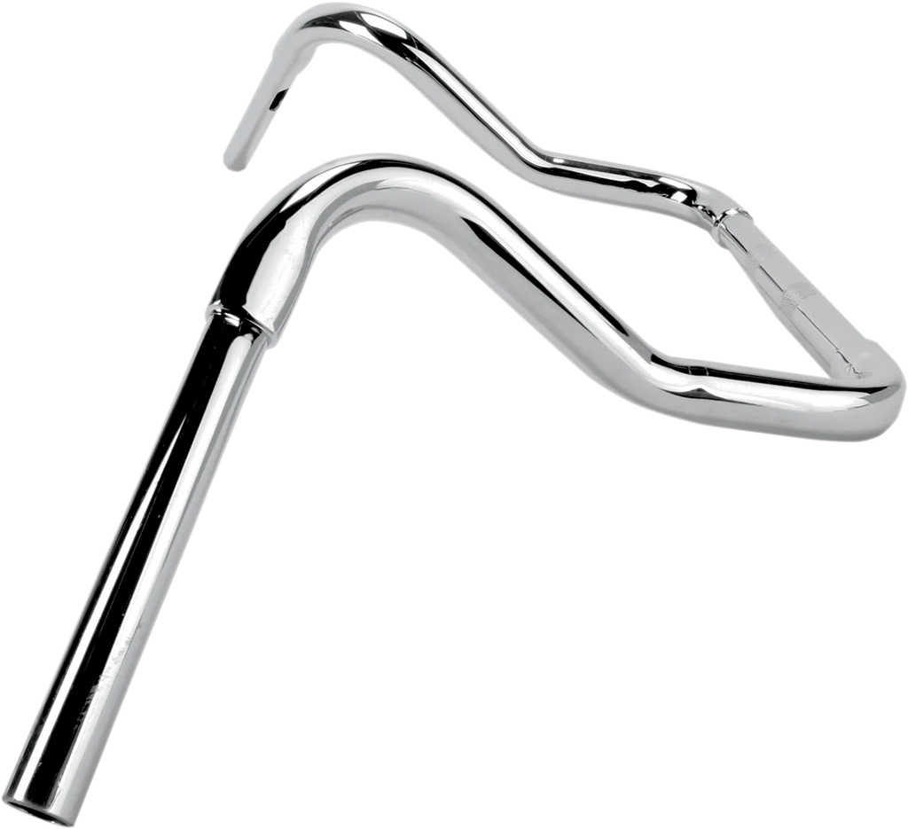 Khrome Werks Handlebar - Fat Ape Hanger - 12" - TBW - Chrome 300315 - Side View