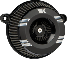 Load image into Gallery viewer, Khrome Werks Instigator Air Cleaner - Klassic - Black - M8 250100 - Main Product View