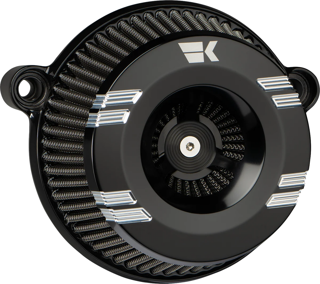 Khrome Werks Instigator Air Cleaner - Klassic - Chrome - M8 250105 - Side View