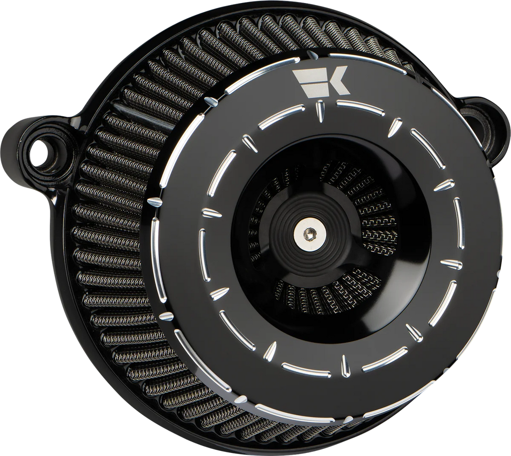 Khrome Werks Instigator Air Cleaner - Tracer - Black - Twin Cam 250210 - Main Product View