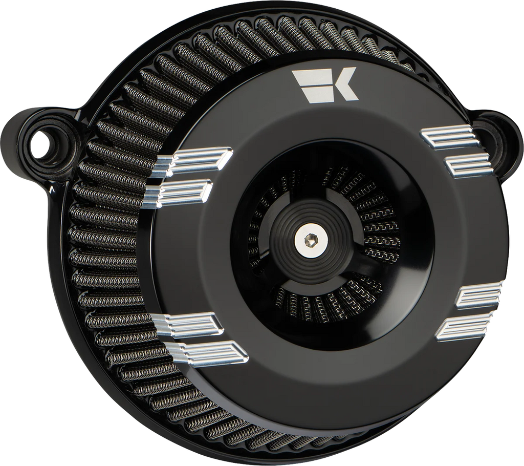 Khrome Werks Instigator Air Cleaner - Tracer - Chrome - M8 250115 - Side View