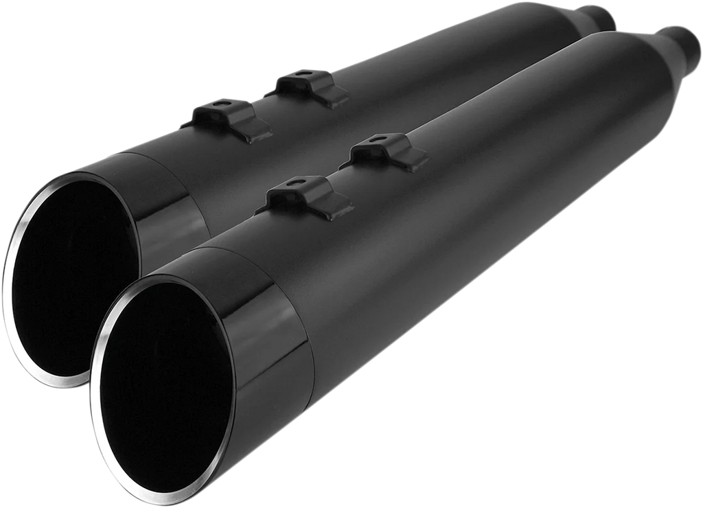 Khrome Werks Mufflers - Black with Edge Tip 202855 - Main Product View