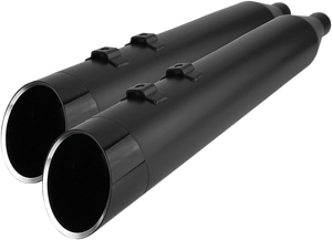 Khrome Werks Mufflers - Black with Edge Tip 202855 - Main Product View