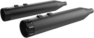 Khrome Werks Mufflers - Black with Klassic Tip 202830 - Main Product View