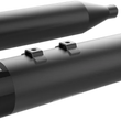 Load image into Gallery viewer, Khrome Werks Mufflers - Black with Turbine Tip 202845 - Main Product View