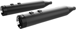 Khrome Werks Mufflers - Black with Turbine Tip 202845 - Main Product View